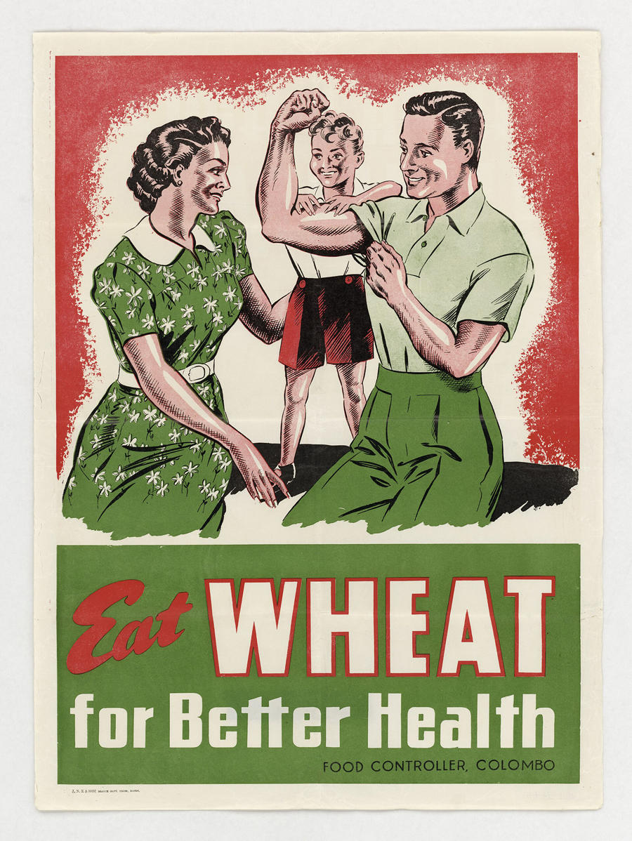 eat wheat poster